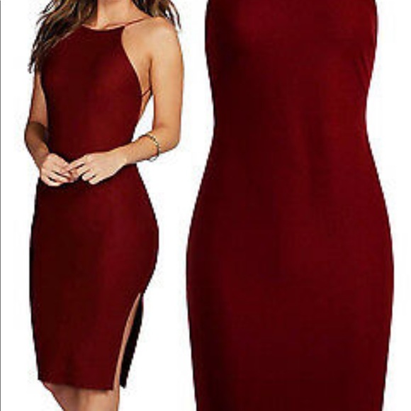 boohoo backless dress